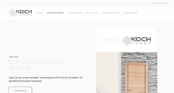 Desktop Screenshot of kochtueren.at